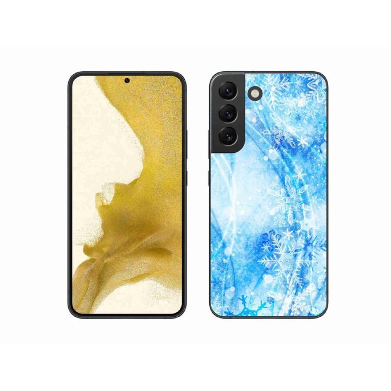 Gél védőhuzat mmCase Samsung Galaxy S22+ 5G - hópelyhekhez