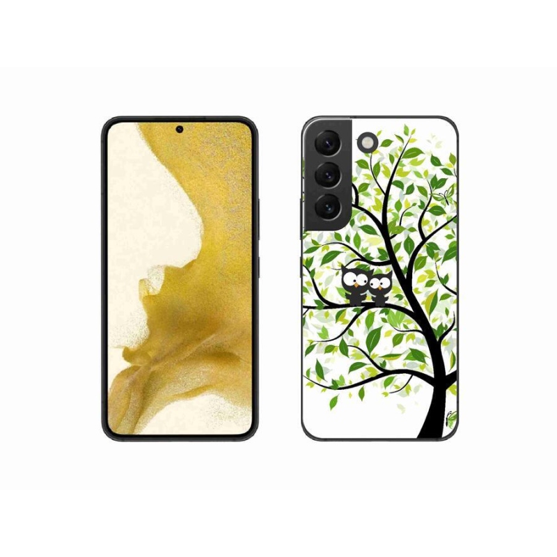 Gél borító mmCase Samsung Galaxy S22 5G - baglyok a fán - Samsung Galaxy S22 5G számára