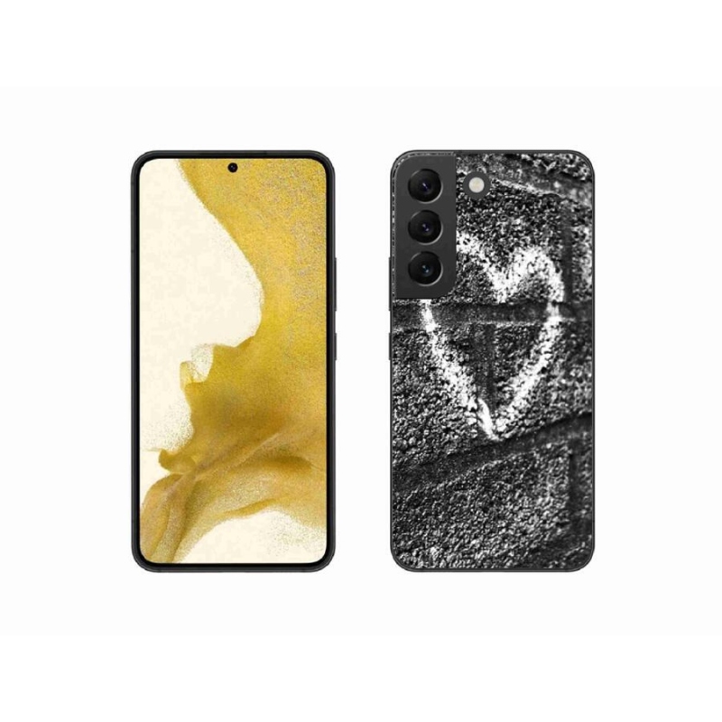 Gél borítás mmCase Samsung Galaxy S22 5G - szív a falon