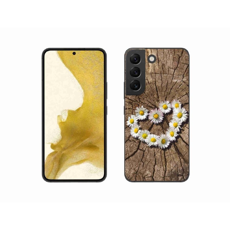 Zselés borítás mmCase Samsung Galaxy S22 5G - Százszorszépek szíve