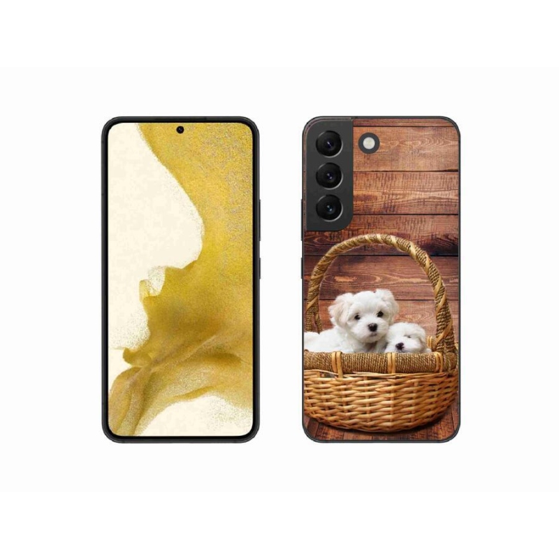 Zselés borítás mmCase Samsung Galaxy S22 5G - kölyökkutyákhoz