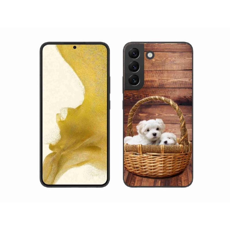 Zselés borítás mmCase Samsung Galaxy S22+ 5G - kölyökkutyákhoz