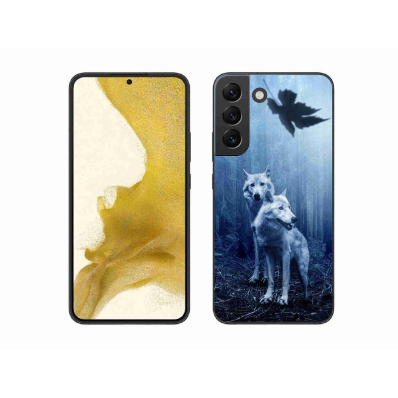 Zselés borítás mmCase Samsung Galaxy S22+ 5G - farkasok az erdőben