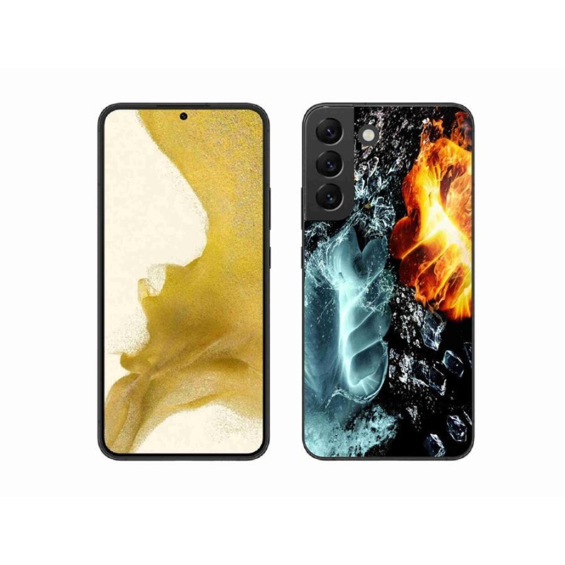 Zselés borítás mmCase Samsung Galaxy S22+ 5G - víz és tűz