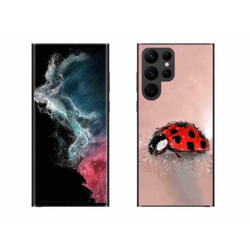 Zselés borítás mmCase Samsung Galaxy S22 Ultra 5G - katicabogárhoz