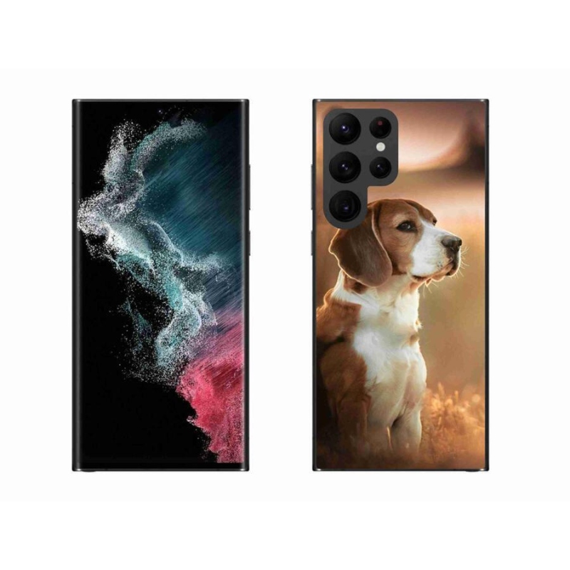 Gél védőburkolat mmCase Samsung Galaxy S22 Ultra 5G - bézs színben