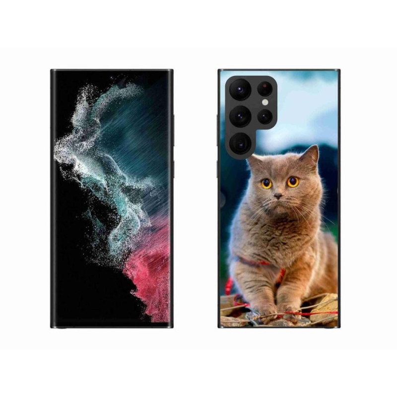 Gél védőhuzat mmCase Samsung Galaxy S22 Ultra 5G - brit kék 2