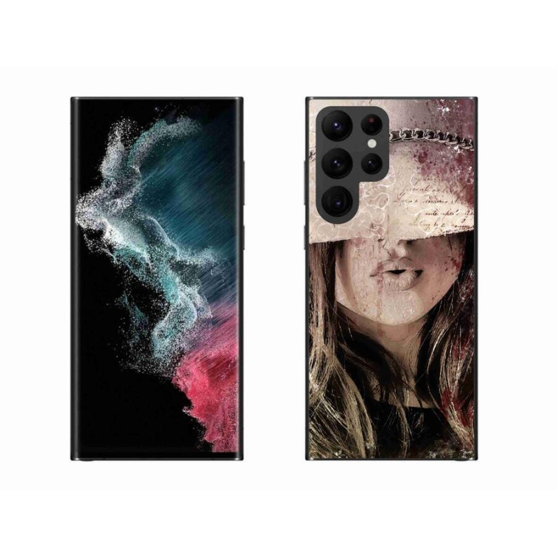 Gél borítás mmCase Samsung Galaxy S22 Ultra 5G - lányhoz