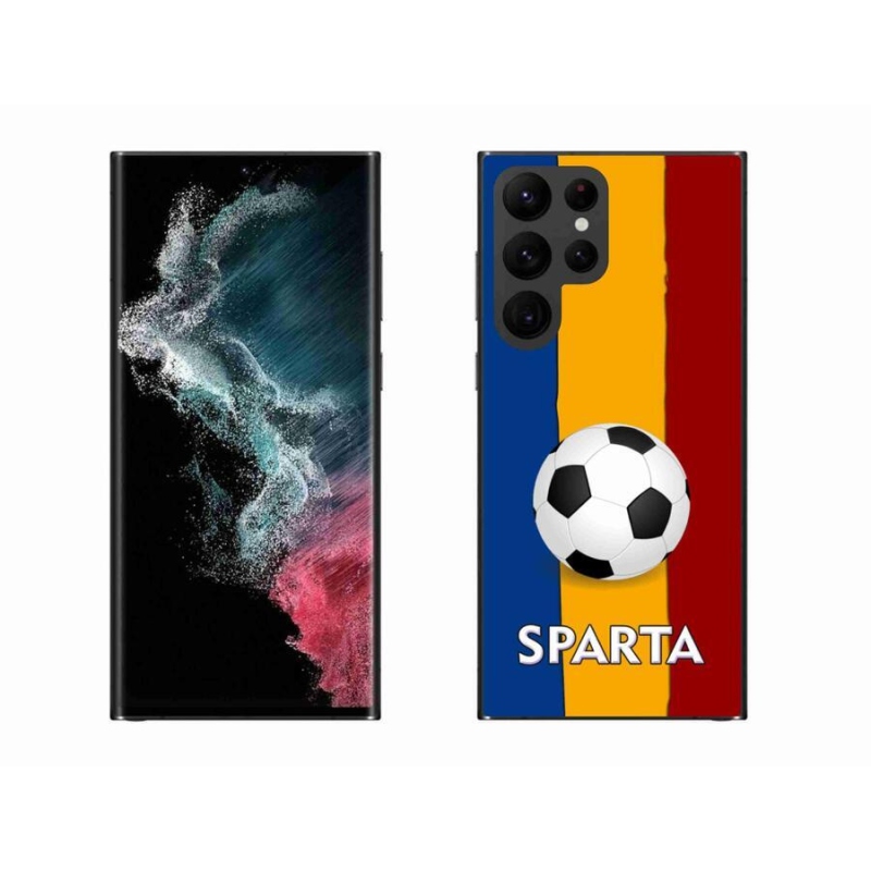 Gél védőburkolat mmCase Samsung Galaxy S22 Ultra 5G - futball 1