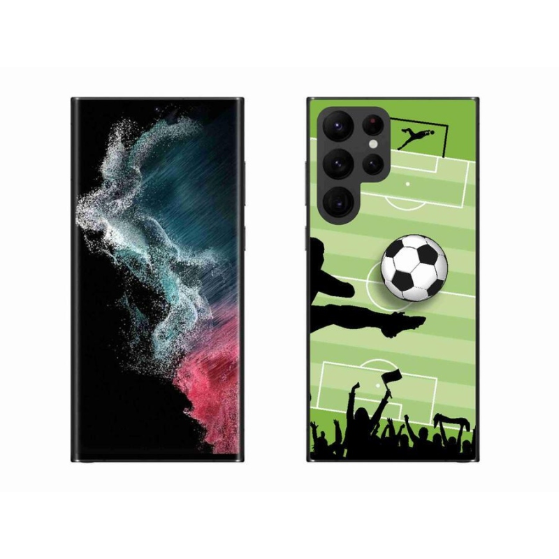 Gél védőburkolat mmCase Samsung Galaxy S22 Ultra 5G - futball 3