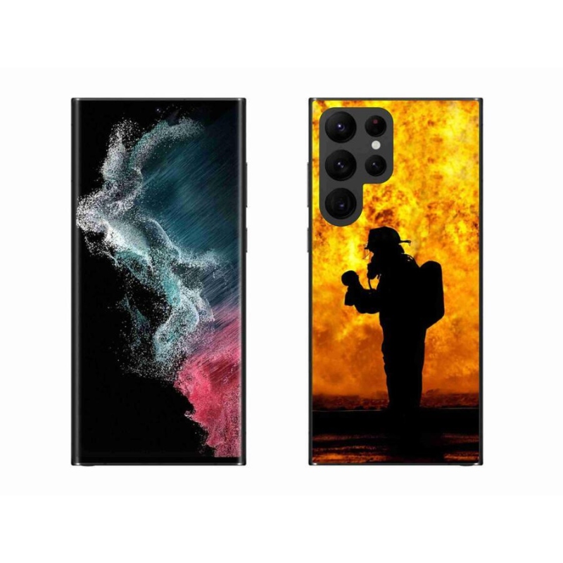 Gél borítás mmCase Samsung Galaxy S22 Ultra 5G - tűzoltó számára
