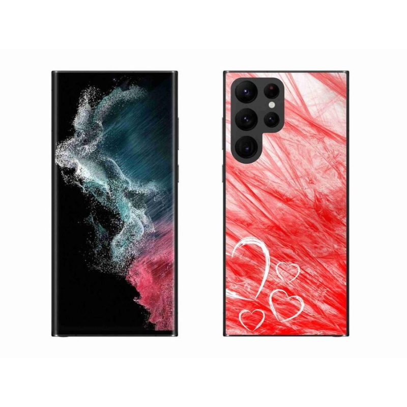 Gél védőhuzat mmCase Samsung Galaxy S22 Ultra 5G - szív