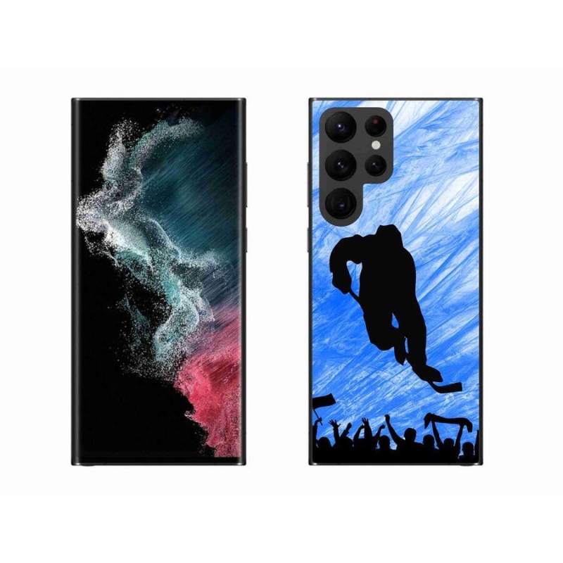 Gél borítás mmCase Samsung Galaxy S22 Ultra 5G - hokijátékos számára
