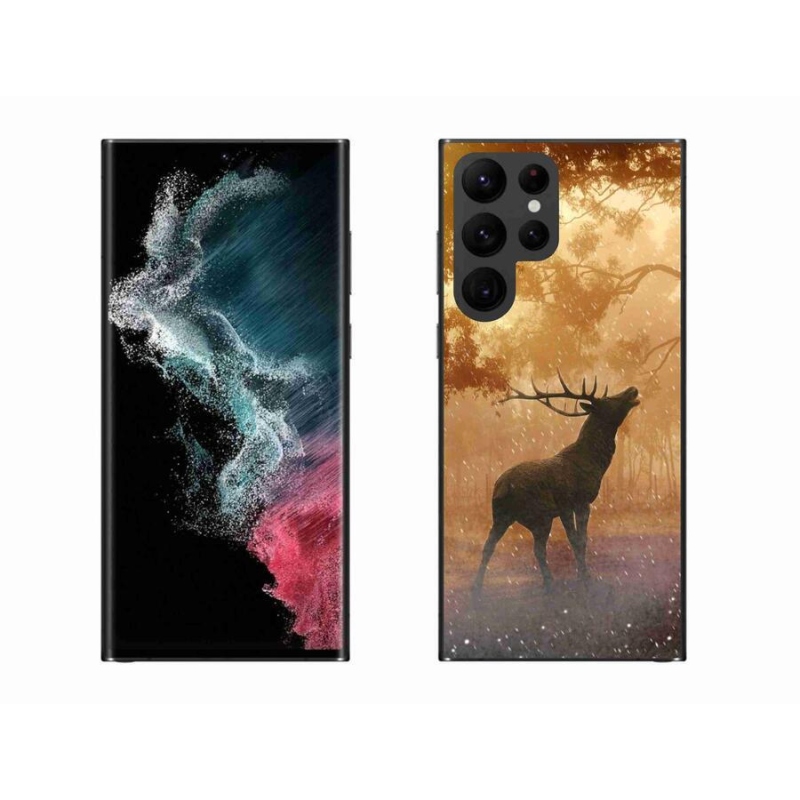 Zselés borítás mmCase Samsung Galaxy S22 Ultra 5G - szarvas a vadászaton