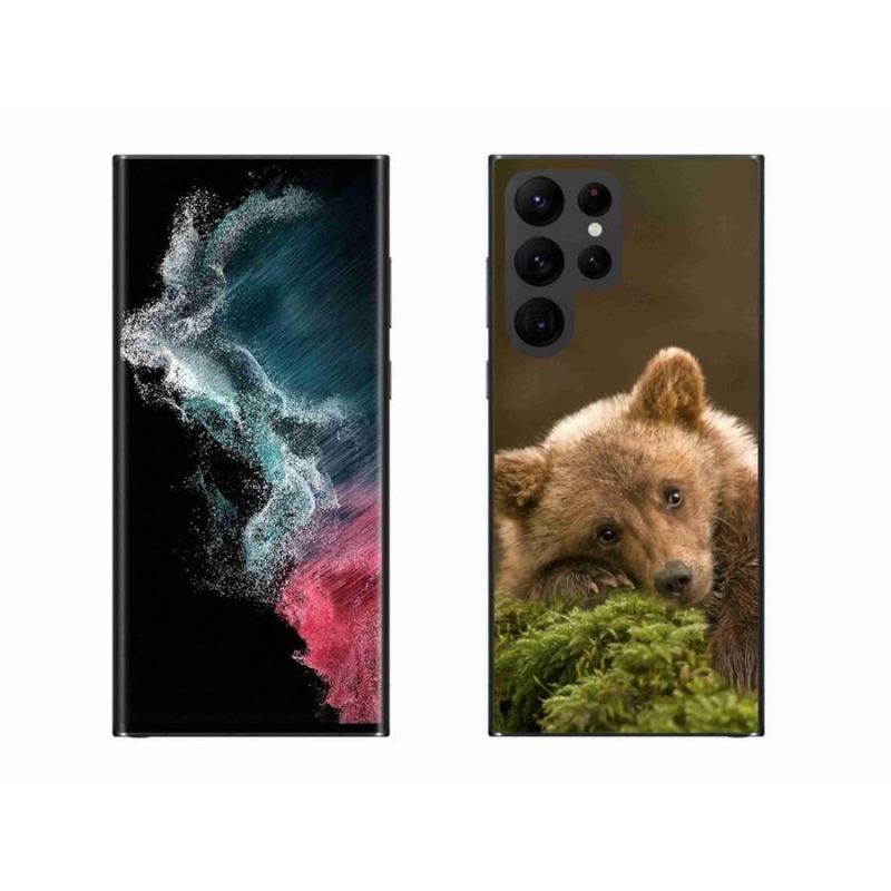 Zselés borítás mmCase Samsung Galaxy S22 Ultra 5G - medve