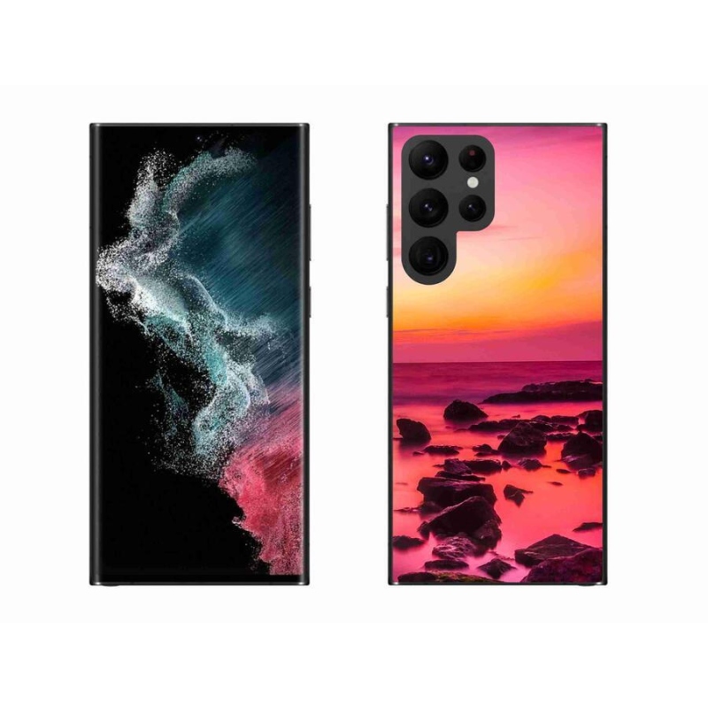 Gél borítás mmCase Samsung Galaxy S22 Ultra 5G - tenger és ragyogás