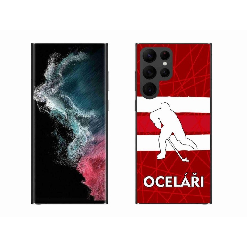 Gél védőburkolat mmCase Samsung Galaxy S22 Ultra 5G - Acélsárga színben