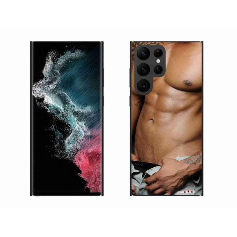 Gél borítás mmCase Samsung Galaxy S22 Ultra 5G - szexi férfi