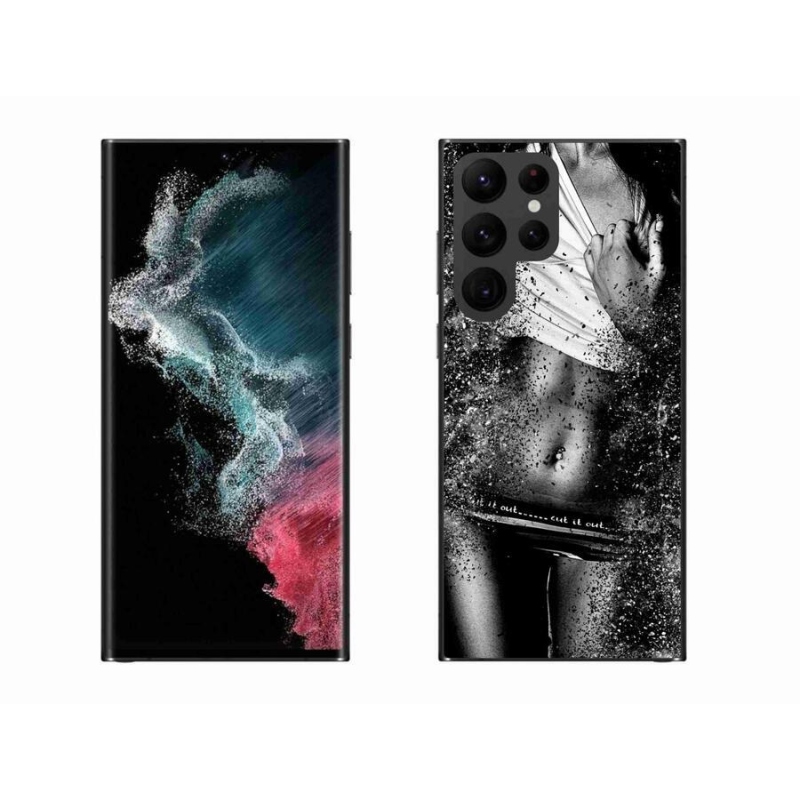 Gél borítás mmCase Samsung Galaxy S22 Ultra 5G - szexi nő 1
