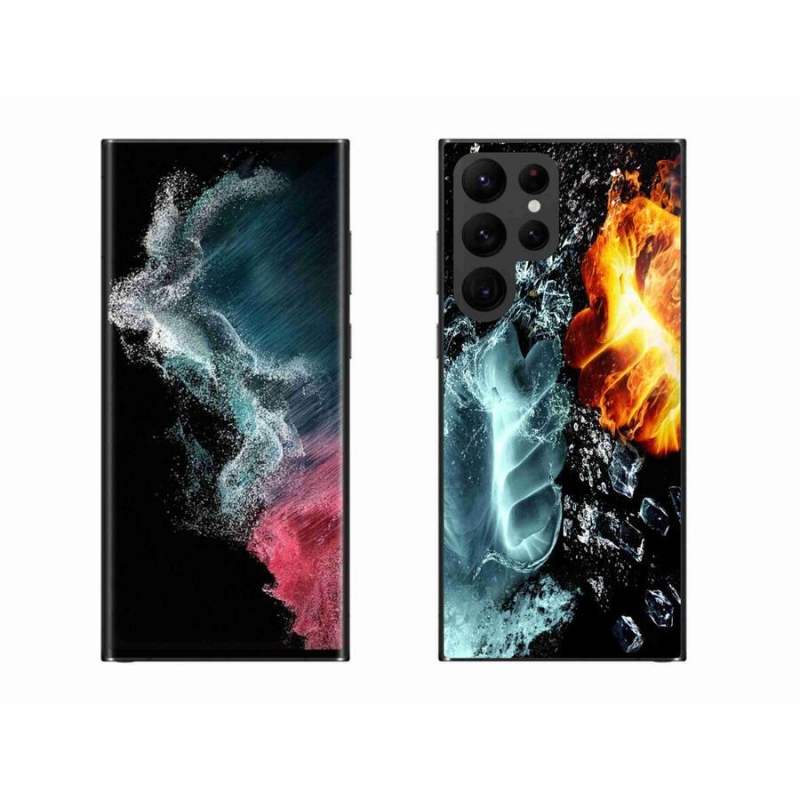 Gél védőburkolat mmCase Samsung Galaxy S22 Ultra 5G - víz és tűz