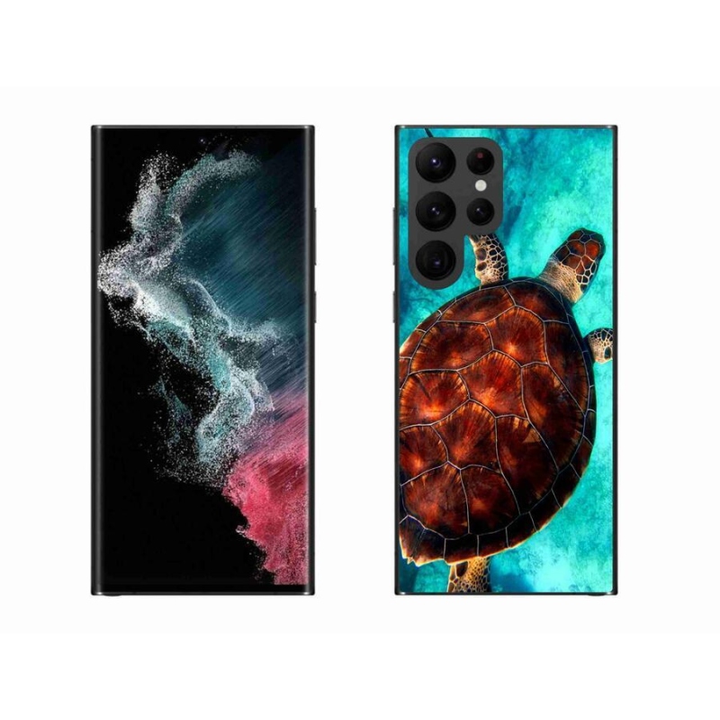 Zselés borítás mmCase Samsung Galaxy S22 Ultra 5G - teknősbéka