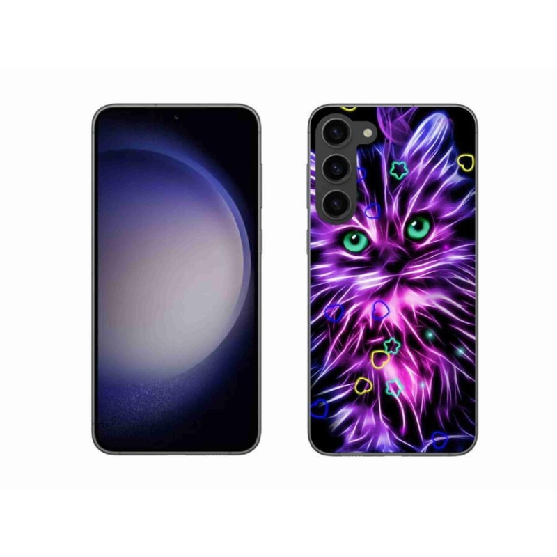 Gél borítás mmCase Samsung Galaxy S23+ 5G - absztrakt macska - Samsung Galaxy S23+ 5G számára