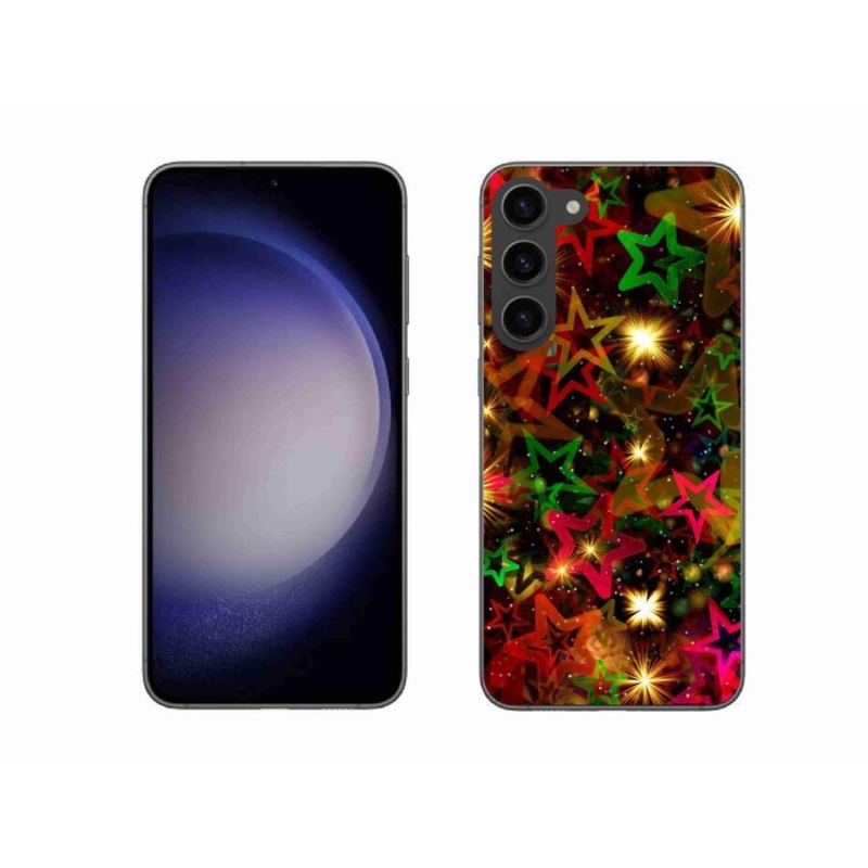 Zselés borítás mmCase Samsung Galaxy S23+ 5G - színes csillagok