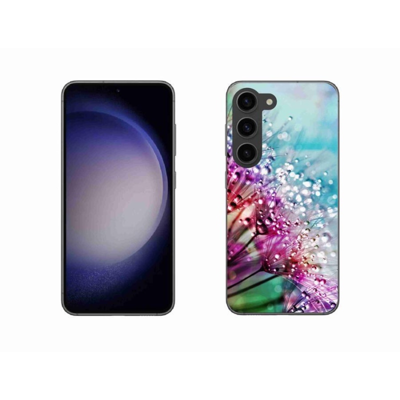 Gél borítás mmCase Samsung Galaxy S23 5G - színes virágok