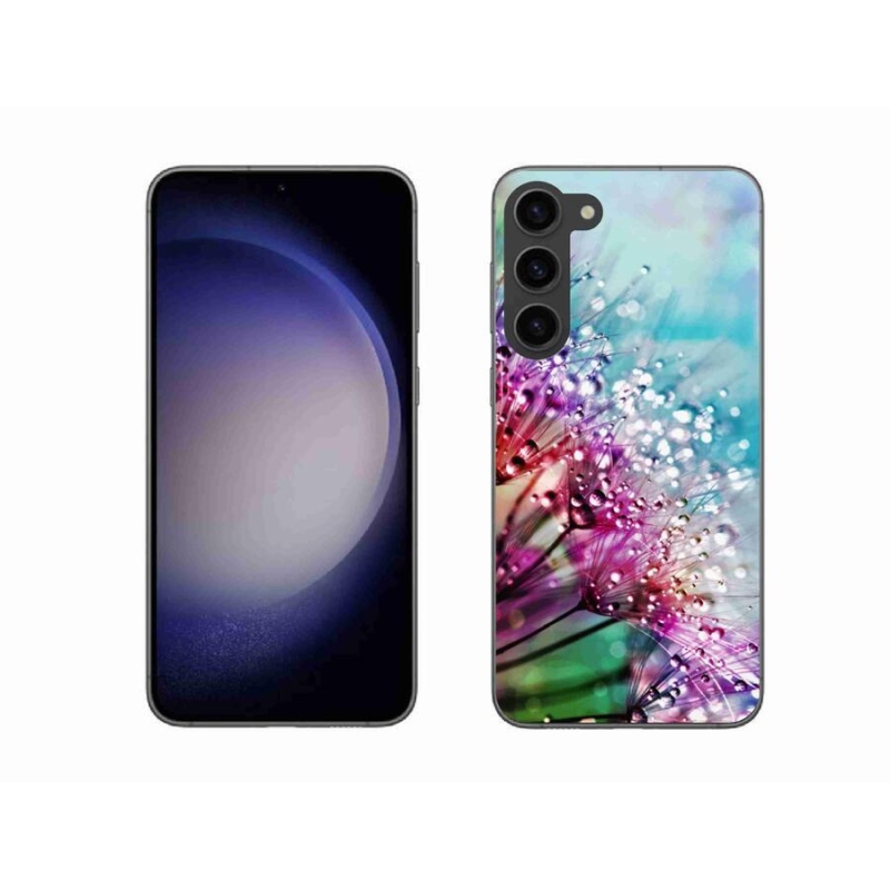 Gél borítás mmCase Samsung Galaxy S23+ 5G - színes virágok