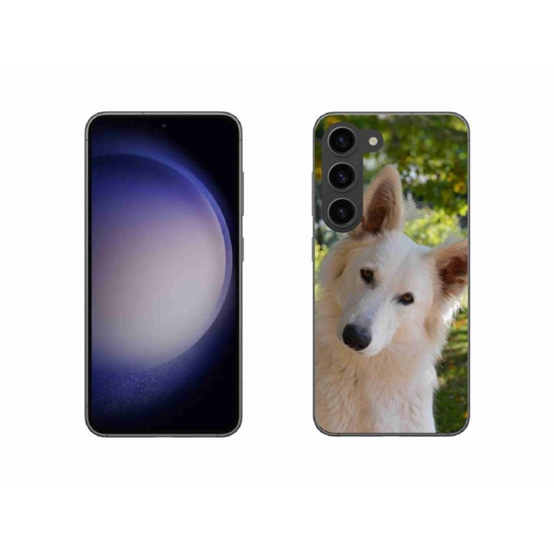 Gél védőhuzat mmCase Samsung Galaxy S23 5G - fehér Svájci juhász 1