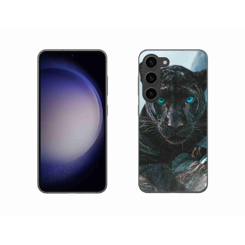 Gél védőhuzat mmCase Samsung Galaxy S23 5G - fekete párduc