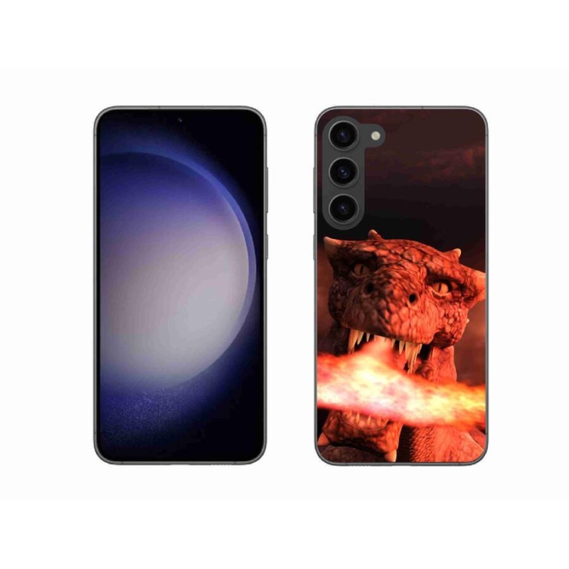 Zselés borítás mmCase Samsung Galaxy S23+ 5G - sárkány