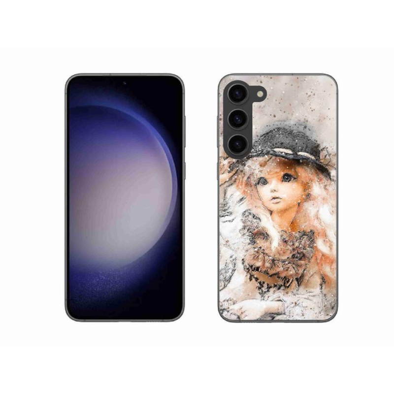 Gél borítás mmCase Samsung Galaxy S23+ 5G - kalapos lányhoz