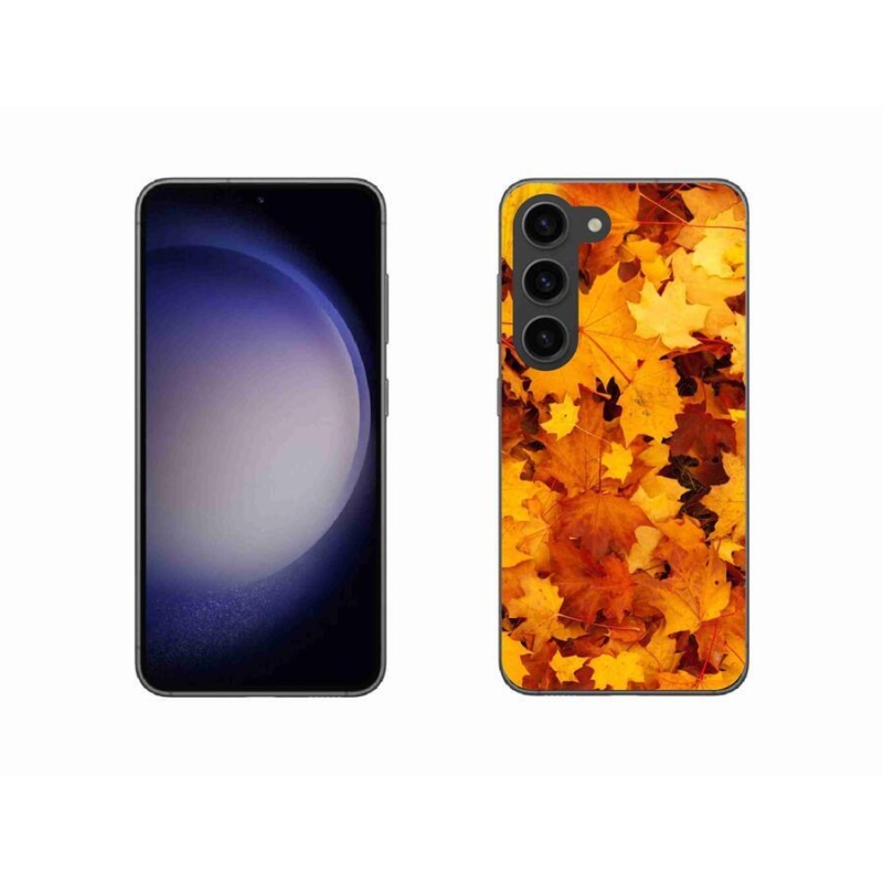 Gél borítás mmCase Samsung Galaxy S23 5G - juharlevelek - Samsung Galaxy S23 5G számára