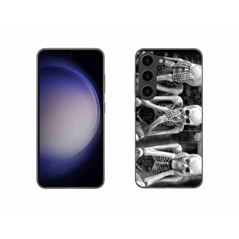 Gél borítás mmCase Samsung Galaxy S23 5G - csontvázakhoz