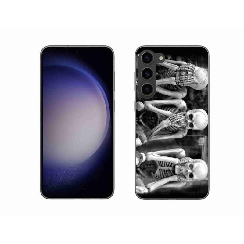 Gél borító mmCase Samsung Galaxy S23+ 5G - csontvázakhoz