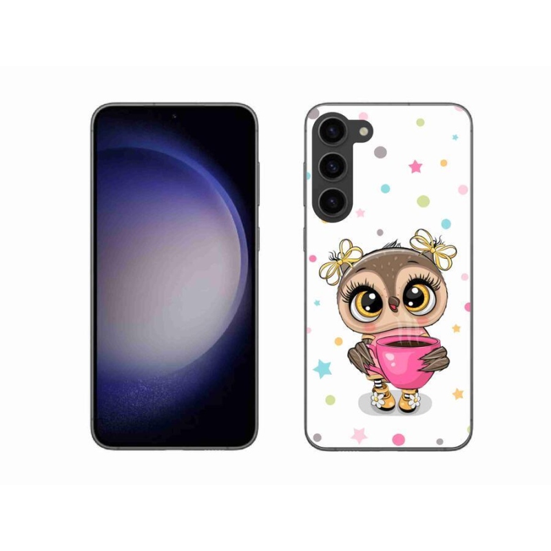 Gél borítás mmCase Samsung Galaxy S23+ 5G - rajzfilm bagolyhoz