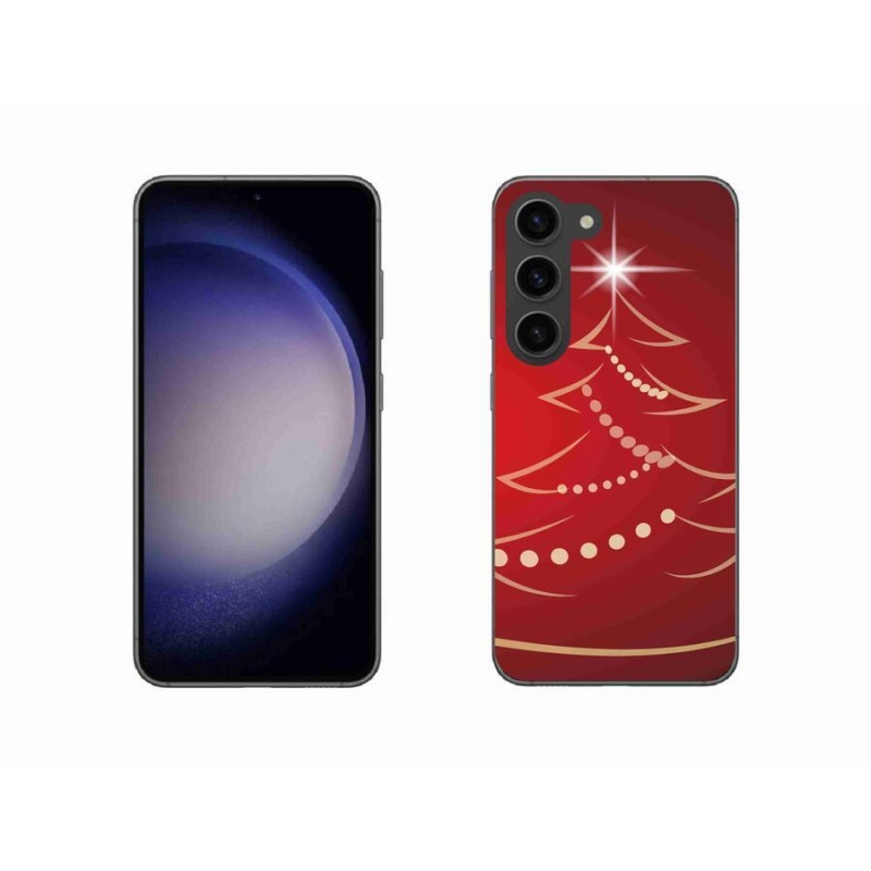 Gél borítás mmCase Samsung Galaxy S23 5G - karácsonyfa karikatúra