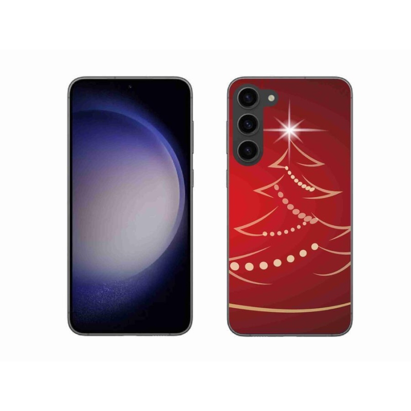 Gél borítás mmCase Samsung Galaxy S23+ 5G - karácsonyfa karikatúra