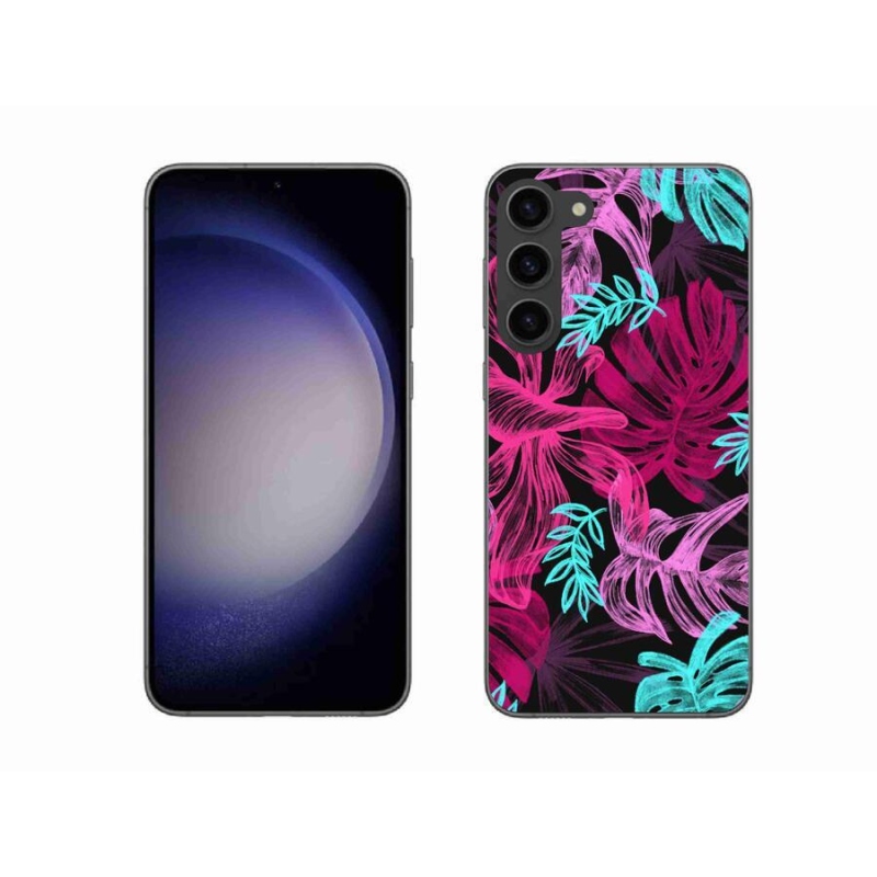 Zselés borítás mmCase Samsung Galaxy S23+ 5G - virágok 1