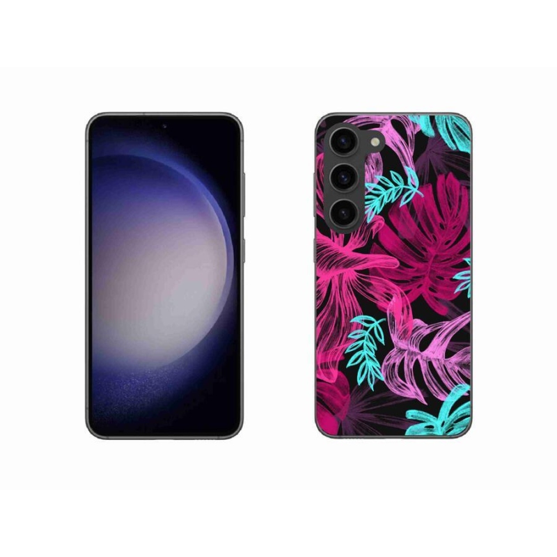 Zselés borítás mmCase Samsung Galaxy S23 5G - virágok 1