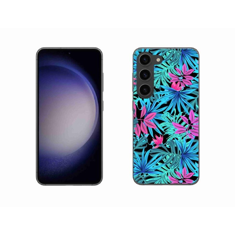 Gél borítás mmCase Samsung Galaxy S23 5G - virágok 3