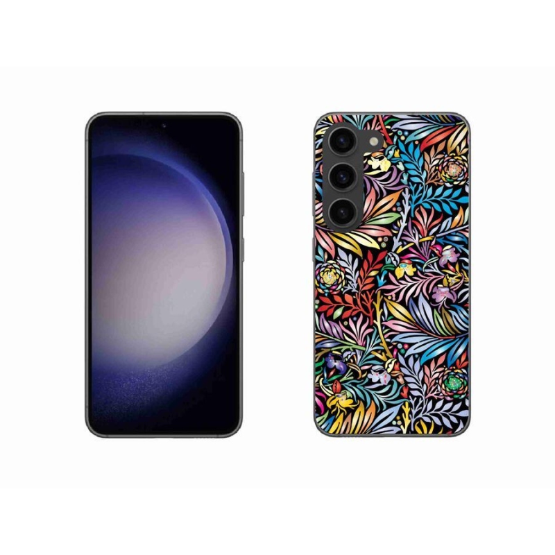 Gél borító mmCase Samsung Galaxy S23 5G - virágok 5