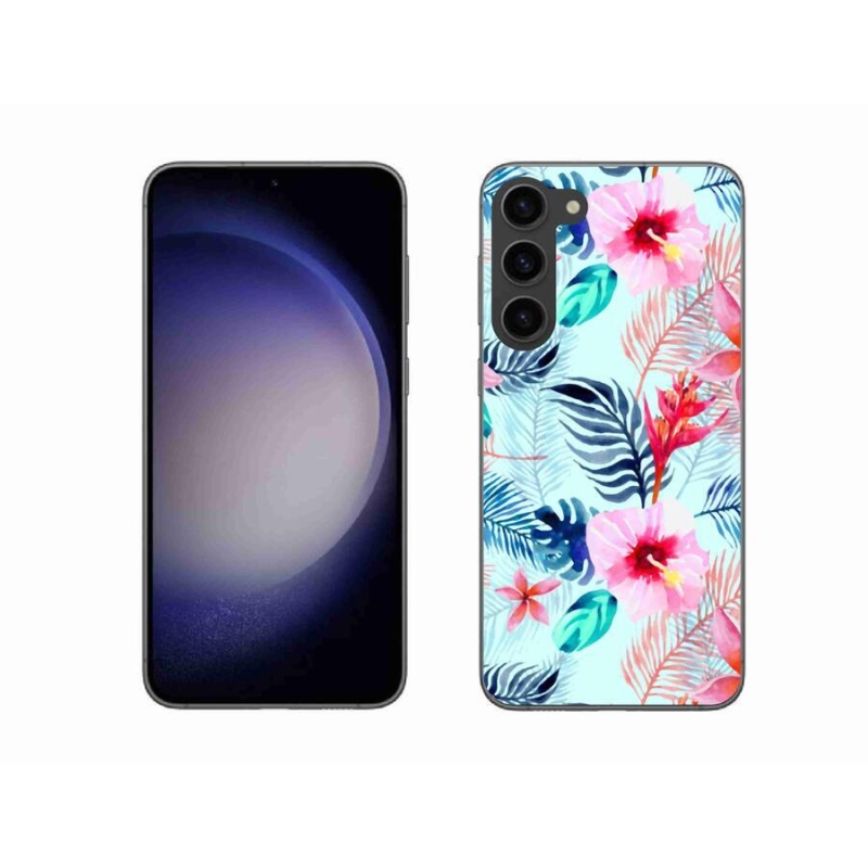 Zselés borítás mmCase Samsung Galaxy S23+ 5G - virágok