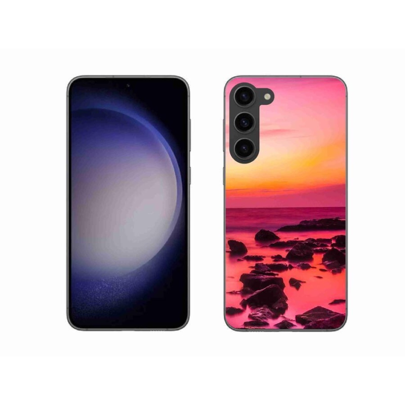 Gél borítás mmCase Samsung Galaxy S23+ 5G - tenger és ragyogás