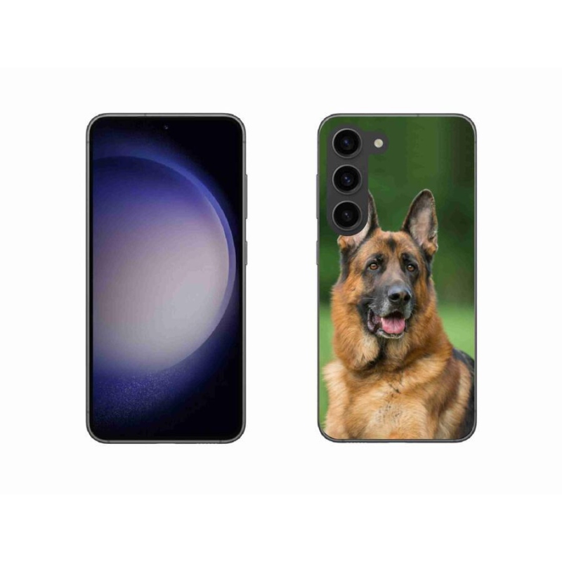 Gél borítás mmCase Samsung Galaxy S23 5G - Német juhászkutya számára