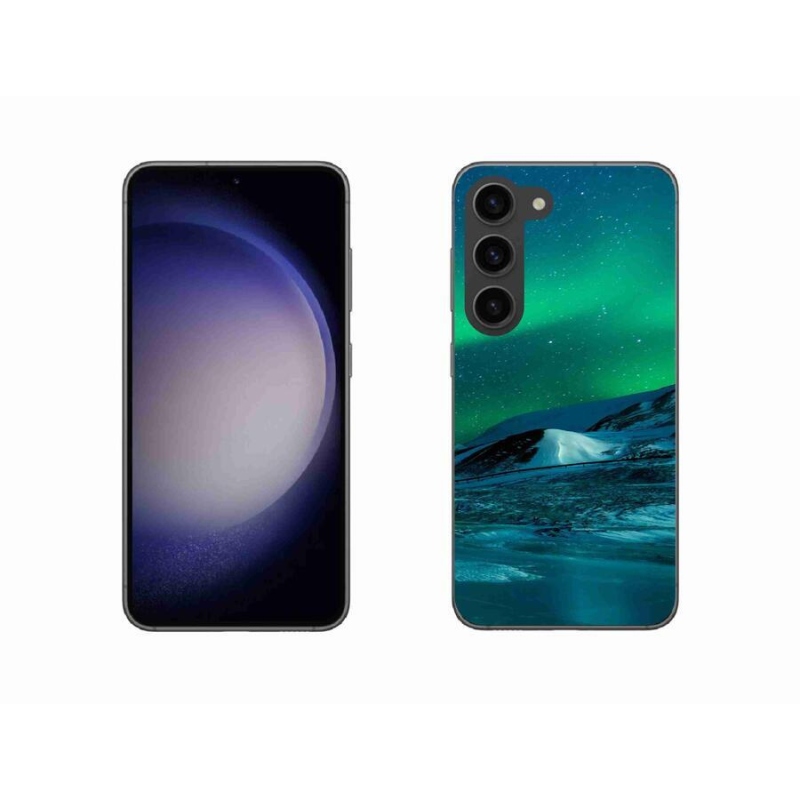 Gél borító mmCase Samsung Galaxy S23 5G - sarki fény - mmCase Samsung Galaxy S23 5G - aurora borealis