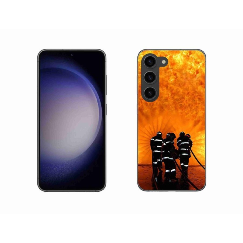 Gél borítás mmCase Samsung Galaxy S23 5G - tűz