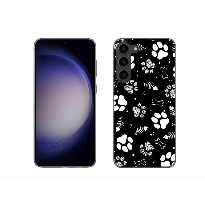 Zselés borítás mmCase Samsung Galaxy S23+ 5G - kutyamancsok