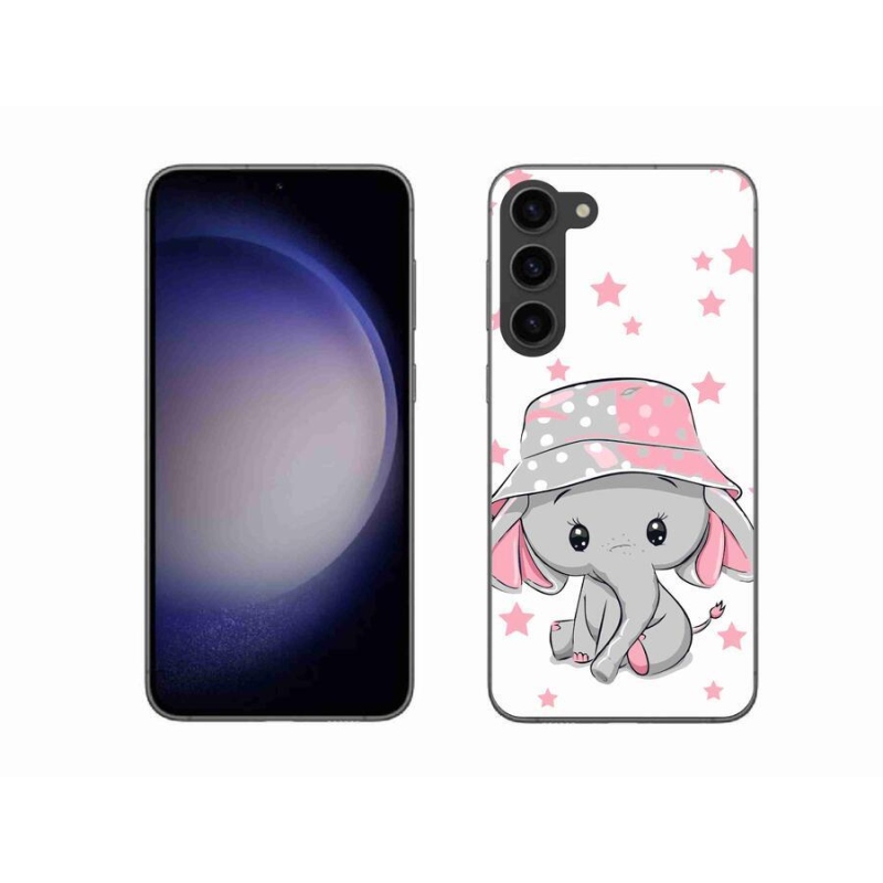 Gél védőhuzat mmCase Samsung Galaxy S23+ 5G - rózsaszín elefánthoz